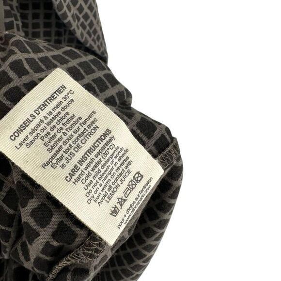 Ethos Paris Top Womens Large Pattern Organic Cotton Sustainable NWT #h - Picture 7 of 10